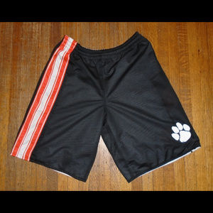 Tiger Paw Print Reversible Black & White Shorts